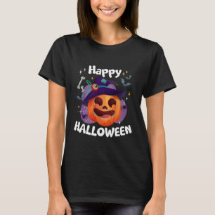 Funny Trick Or Treat Happy Halloween Pumpkin Spook T-Shirt