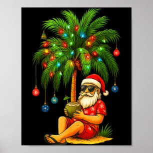 Funny Trocal Santa Christmas Tree For Men Women Ki Poster
