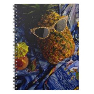 Funny Tropical Cool Pineapple Notebook