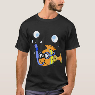 Funny tropical fish cartoon T-Shirt