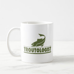 Funny Trout Fishing Coffee Mug