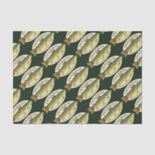 Funny Trout Fishing - TROUT BUM - Tissue Paper