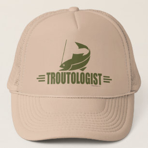 Funny Trout Fishing Trucker Hat