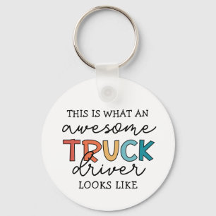 Funny Truck Driver   Awesome Tow Truck Driver Key Ring