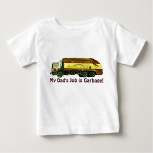 Funny Trucker Kids Shirt "My Dad's Job is Garbage!