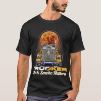 Funny Trucker Tractor Trailer 18 Wheeler