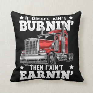 Funny Trucker Trailer Truck Driver Gift Cushion