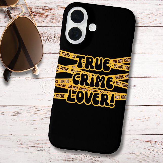 Funny True Crime Lover  Case-Mate iPhone Case (Creator Uploaded)