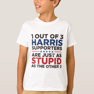 Funny Trump 1 Out Of 3 Kamala Harris Supporters T-Shirt