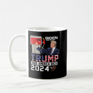 Funny Trump 2024 Flag Anti Joe Biden Mean Tweets G Coffee Mug