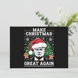 Funny Trump 2024 Make Christmas Great Again  Holiday Card