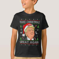 Funny Trump 2024 Make Christmas Great Again Ugly