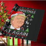 Funny Trump 2024 Make Christmas Great Again Ugly Wrapping Paper<br><div class="desc">Funny Trump 2024 Make Christmas Great Again Ugly</div>