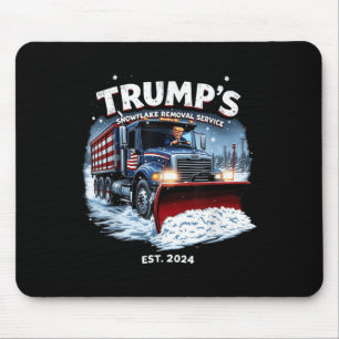 Funny Trump 2024 Victory Snowflake Removal Mouse Mat