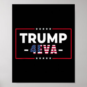Funny Trump 4eva Forever Women 47th American Suppo Poster