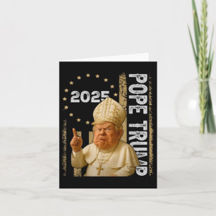 Funny Trump As Vatican Church Pope Trump Funny Shi Card