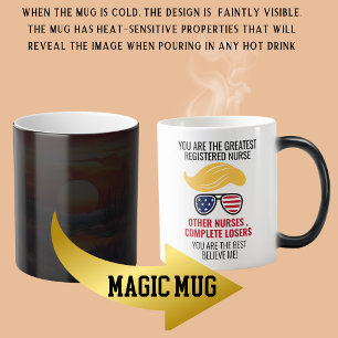 Funny Trump Best Nurse Magic Mug