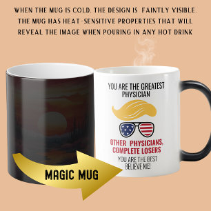 Funny Trump Best Physician Magic Mug