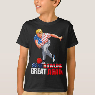 Funny Trump Bowling Make Bowling Great Again T-Shirt
