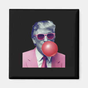 Funny Trump Bubble Gum Yum Gifts Magnet