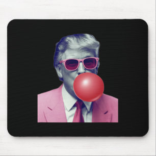 Funny Trump Bubble Gum Yum Gifts Mouse Mat