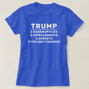 Funny Trump By the Numbers T-Shirt