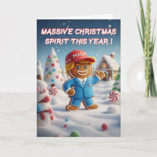 Funny Trump Christmas Card MAGA Christmas
