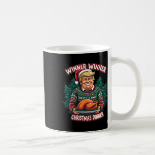 Funny Trump Christmas Humour Winner Winner Christm Coffee Mug