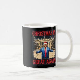 Funny Trump Christmas Is Great Again Xmas Pyjamas Coffee Mug