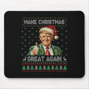 Funny Trump Christmas Shirt Make Christmas Great A Mouse Mat