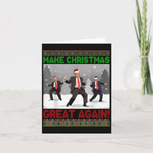 Funny Trump Christmas Sweater For Cat Lovers _1 Card