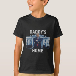 Funny Trump Daddy’s Home White House 2024 1  T-Shirt