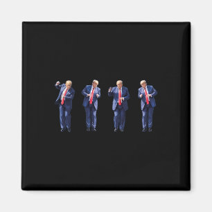 Funny Trump Dance Dancing Like A Felon Vote Trump  Magnet