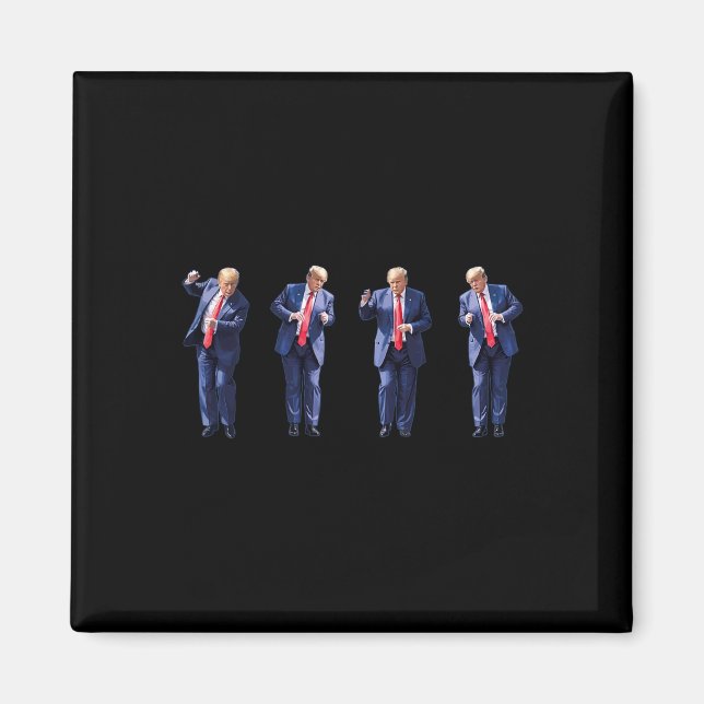 Funny Trump Dance Dancing Like A Felon Vote Trump  Magnet (Front)