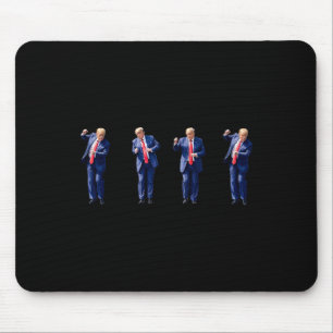 Funny Trump Dance Dancing Like A Felon Vote Trump  Mouse Mat