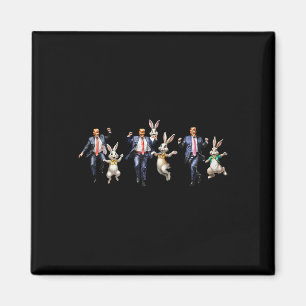 Funny Trump Dance Make Easter Great Again Bunny Sp Magnet