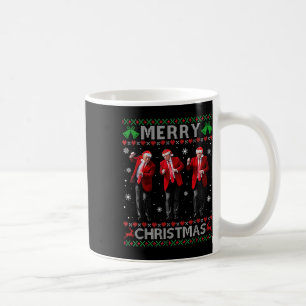 Funny Trump Dance Merry Christmas Ugly Xmas Coffee Mug