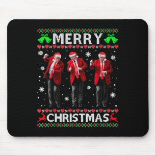 Funny Trump Dance Merry Christmas Ugly Xmas Sweate Mouse Mat