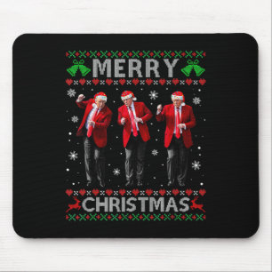 Funny Trump Dance Merry Christmas Ugly Xmas Sweate Mouse Mat