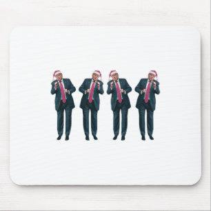 Funny Trump Dance Santa Christmas Ugly Sweater Xma Mouse Mat