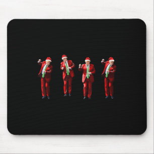 Funny Trump Dance Santa Claus Christmas Xmas Mouse Mat