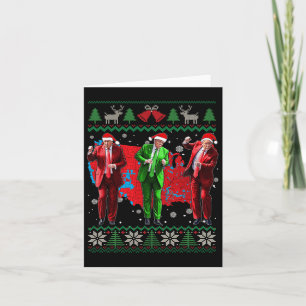 Funny Trump Dance Santa Claus Christmas Xmas Pajam Card
