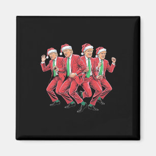 Funny Trump Dance Santa Claus Christmas Xmas Pajam Magnet