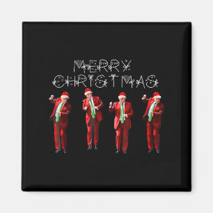 Funny Trump Dance Santa Claus Christmas Xmas Pajam Magnet