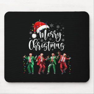 Funny Trump Dance Santa Claus Merry Christmas Xmas Mouse Mat