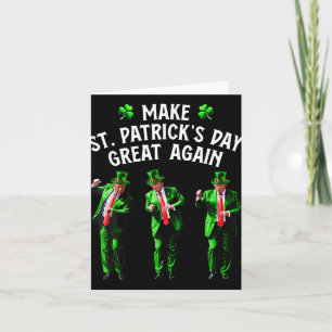 Funny Trump Dance St. Patricks Day Pyjamas Trump Card