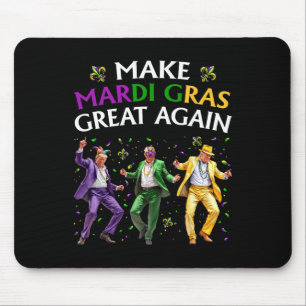 Funny Trump Dancing Make Mardi Gras Great Again Mouse Mat