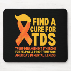Funny Trump Derangement Syndrome Tds Awareness Rep Mouse Mat