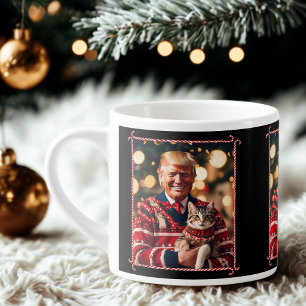 Funny Trump Donald Trump Make Cats Safe Again Espresso Cup