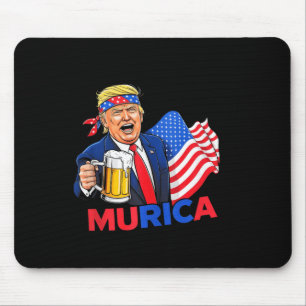 Funny Trump Drink Beer Tees Make Christmas 2024 Gr Mouse Mat